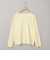 【再入荷・新色登場】ウェーブデザイン カットジャガード クルーネックTシャツ