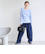 【再入荷・新色登場】ウェーブデザイン カットジャガード クルーネックTシャツ