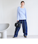 【再入荷・新色登場】ウェーブデザイン カットジャガード クルーネックTシャツ