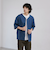 【C.DENIMS】デニムノーカラーシャツ