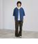 【C.DENIMS】デニムノーカラーシャツ