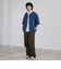 【C.DENIMS】デニムノーカラーシャツ