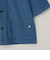 【C.DENIMS】デニムノーカラーシャツ
