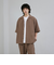 リネンライクオープンカラーシャツ