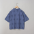 【新色登場・追加】3Dフラワー刺繍 ハーフスリーブシャツ