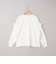 フハク ドッキング フリル袖 ロングスリーブTシャツ