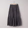 MARKET（マーケット）タック ティアード スカート