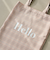 HELLO TOTE／ハローロゴトートバッグ