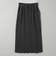 ピグメント リブ イージーナロースカート