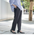 接触冷感リネンレーヨンテーパードパンツ（WEB限定サイズ）