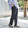 接触冷感リネンレーヨンテーパードパンツ（WEB限定サイズ）