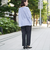 接触冷感リネンレーヨンテーパードパンツ（WEB限定サイズ）
