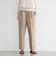 接触冷感リネンレーヨンテーパードパンツ（WEB限定サイズ）