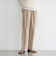 接触冷感リネンレーヨンテーパードパンツ（WEB限定サイズ）
