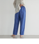 接触冷感リネンレーヨンテーパードパンツ（WEB限定サイズ）