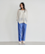 接触冷感リネンレーヨンテーパードパンツ（WEB限定サイズ）