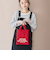 ロゴ刺繍 幾何柄 キルト2wayショルダーバッグ