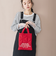 ロゴ刺繍 幾何柄 キルト2wayショルダーバッグ
