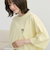 PEANUTS(ピーナッツ)×coen ワンポイント刺繍Tシャツ