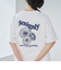 フラワーモチーフバックプリントTシャツ