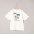 フラワーモチーフバックプリントTシャツ