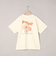フラワーモチーフバックプリントTシャツ