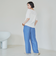 ライトデニムイージーワイドパンツ
