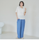 ライトデニムイージーワイドパンツ