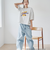 NBA別注 フレアスリーブロゴプリントTシャツ