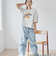 NBA別注 フレアスリーブロゴプリントTシャツ
