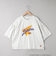 NBA別注 フレアスリーブロゴプリントTシャツ