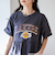 NBA別注 ティアードロゴプリントTシャツワンピース