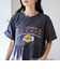 NBA別注 ティアードロゴプリントTシャツワンピース