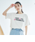 【UVカット・接触冷感】WELLTECT  USA ロゴプリントTシャツ