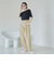 メロークルーリブTシャツ