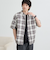アソートチェックパナマシャツ