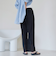 シアープリーツイージーワイドパンツ