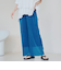 シアープリーツイージーワイドパンツ