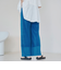 シアープリーツイージーワイドパンツ