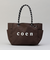 【新色登場・追加】coen（コーエン） ロゴ ポリキャンバストートバッグ（Mサイズ）