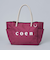 【新色登場・追加】coen（コーエン） ロゴ ポリキャンバストートバッグ（Mサイズ）