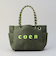 【新色登場・追加】coen（コーエン） ロゴ ポリキャンバストートバッグ（Mサイズ）