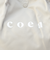 【追加】 coen（コーエン） ロゴ ポリキャンバストートバッグ（Lサイズ）