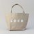 【新色登場・追加】coen（コーエン） ロゴトートバッグ（Sサイズ）