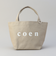 【新色登場・追加】coen（コーエン） ロゴトートバッグ（Sサイズ）