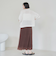 シアープリーツナロースカート