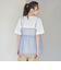 【セットアイテム】ラメチュールキャミセットロゴTシャツ