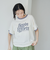 発砲ロゴ アソート プリントリンガーTシャツ