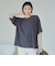 【接触冷感】五分袖Tシャツブラウス