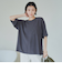 【接触冷感】五分袖Tシャツブラウス